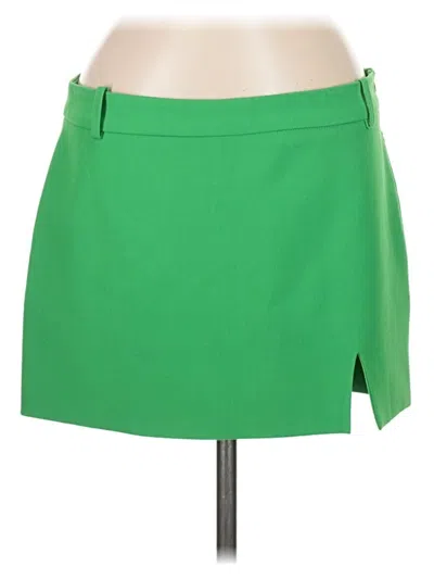 Pre-owned Zara Casual Skirt In Green