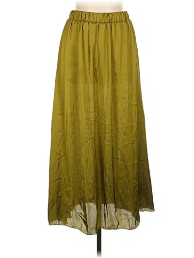 Pre-owned Zara Casual Skirt In Green