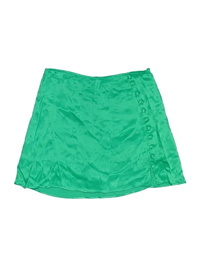 Pre-owned Zara Casual Skirt In Green
