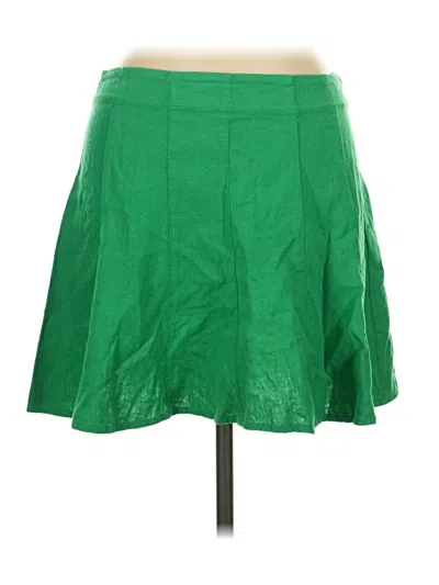 Pre-owned Zara Casual Skirt In Green