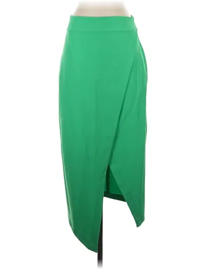 Pre-owned Zara Casual Skirt In Green