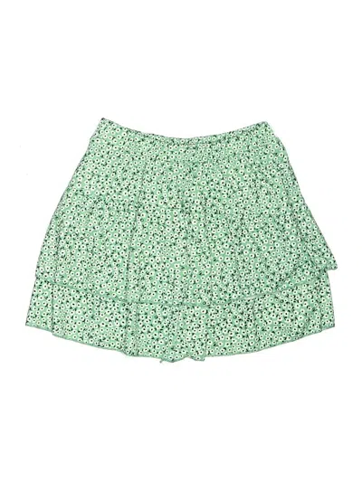 Pre-owned Zara Casual Skirt In Green