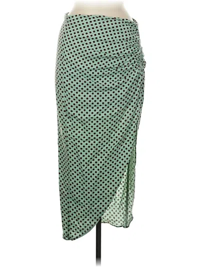 Pre-owned Zara Casual Skirt In Green