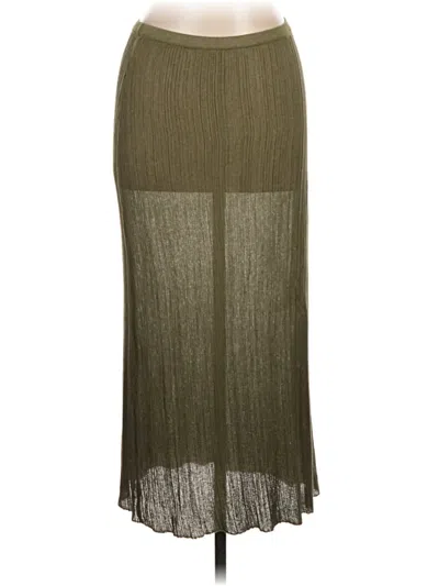 Pre-owned Zara Casual Skirt In Green