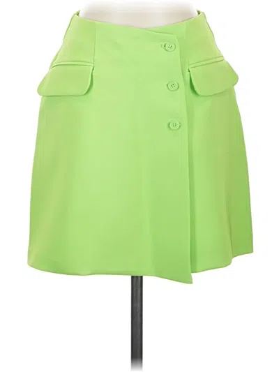 Pre-owned Zara Casual Skirt In Green