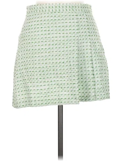 Pre-owned Zara Casual Skirt In Green