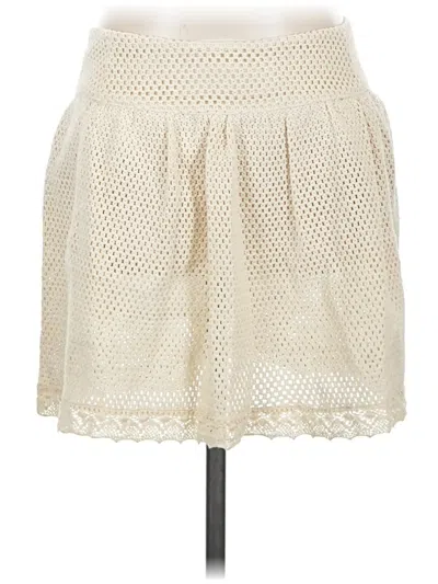 Zara Casual Skirt In Neutral