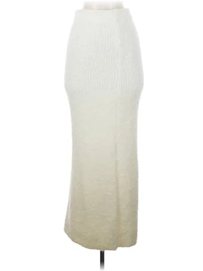Zara Casual Skirt In Neutral
