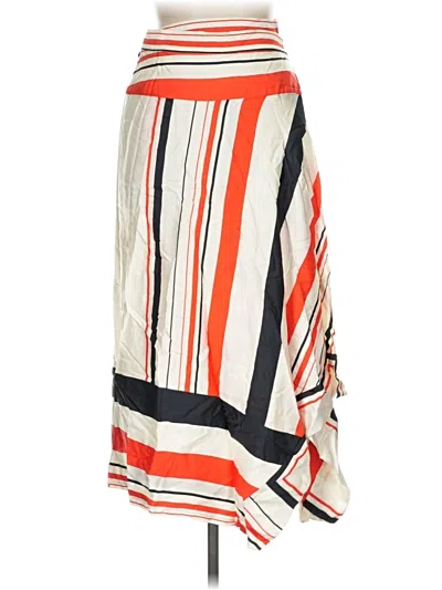 Pre-owned Zara Casual Skirt In Orange