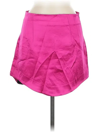 Pre-owned Zara Casual Skirt In Pink