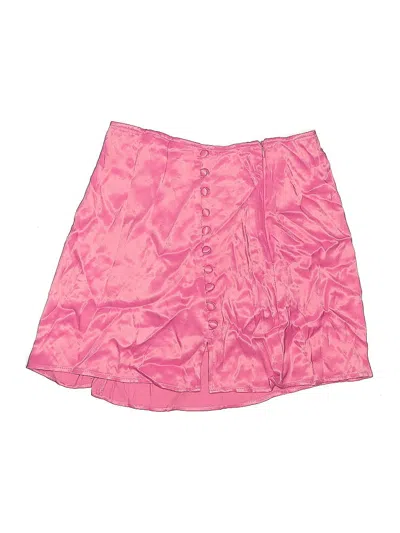 Pre-owned Zara Casual Skirt In Pink