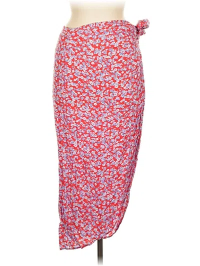 Pre-owned Zara Casual Skirt In Pink