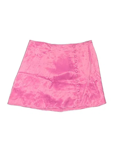 Zara Casual Skirt In Pink