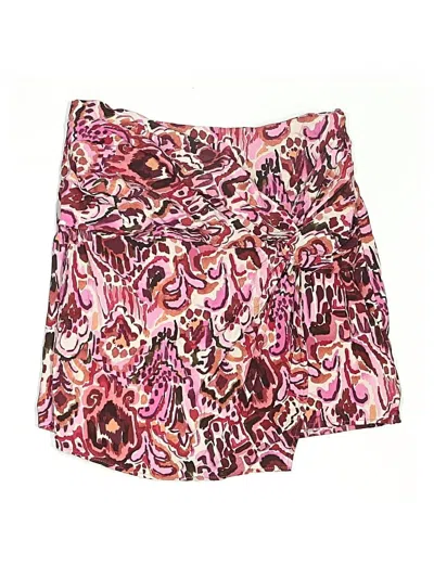 Pre-owned Zara Casual Skirt In Pink