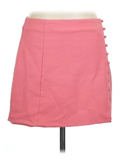 Pre-owned Zara Casual Skirt In Pink