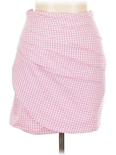 Pre-owned Zara Casual Skirt In Pink