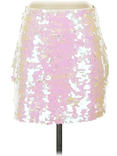 Zara Casual Skirt In Pink
