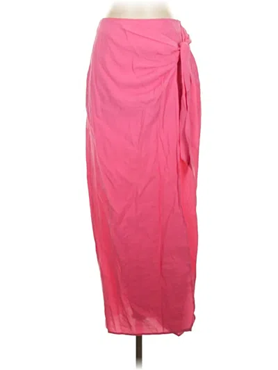 Pre-owned Zara Casual Skirt In Pink