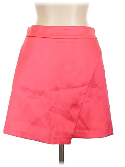 Zara Casual Skirt In Pink