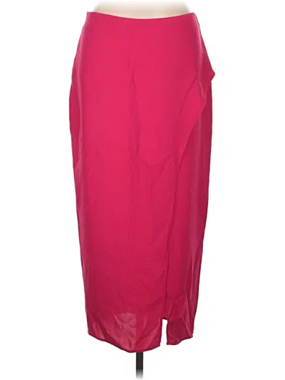 Pre-owned Zara Casual Skirt In Pink