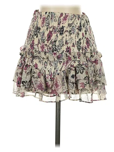 Pre-owned Zara Casual Skirt In Purple