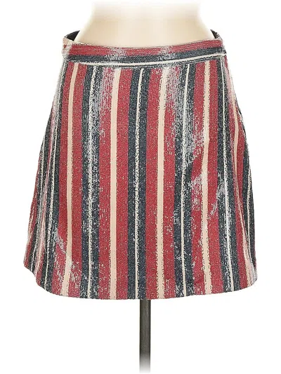Pre-owned Zara Casual Skirt In Red