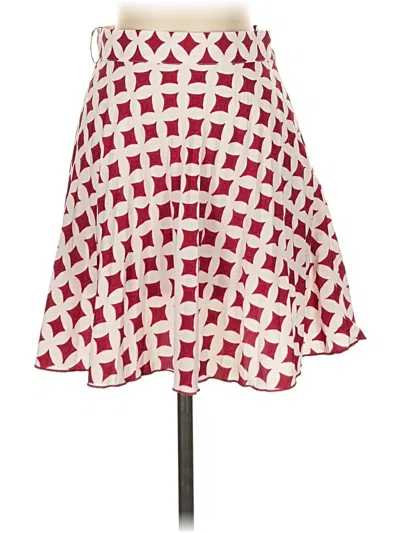 Pre-owned Zara Casual Skirt In Red