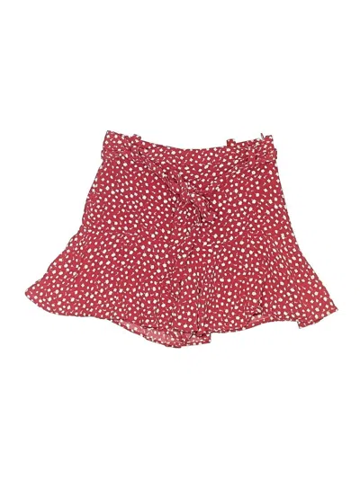 Pre-owned Zara Casual Skirt In Red