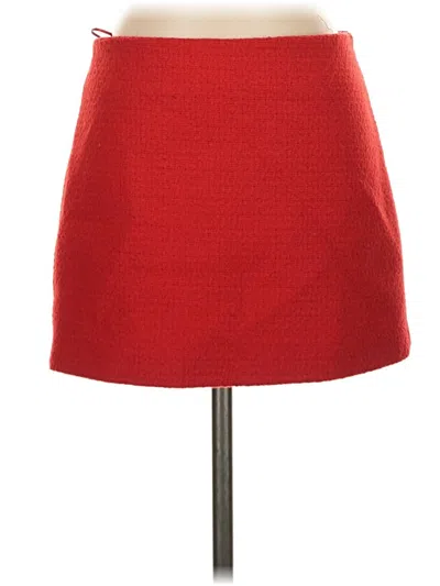 Pre-owned Zara Casual Skirt In Red