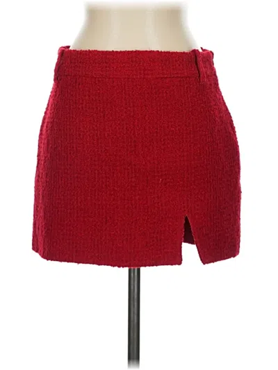 Pre-owned Zara Casual Skirt In Red