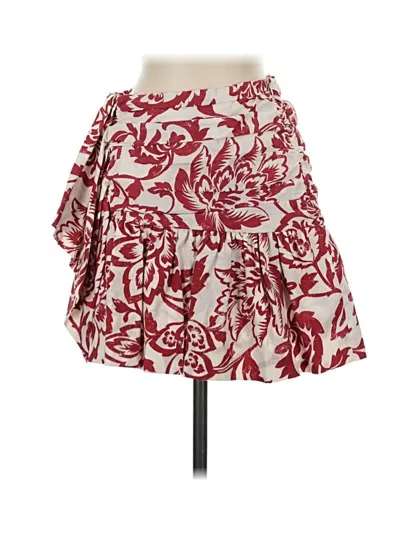 Pre-owned Zara Casual Skirt In Red