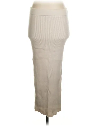 Pre-owned Zara Casual Skirt In Tan