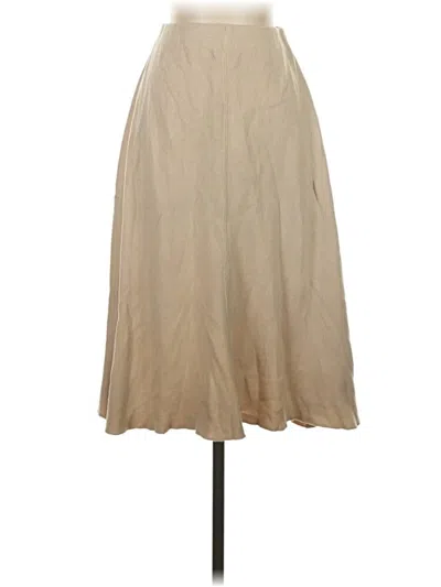 Pre-owned Zara Casual Skirt In Tan