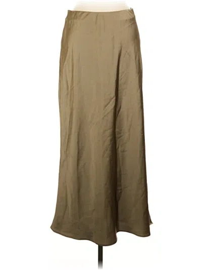 Pre-owned Zara Casual Skirt In Tan