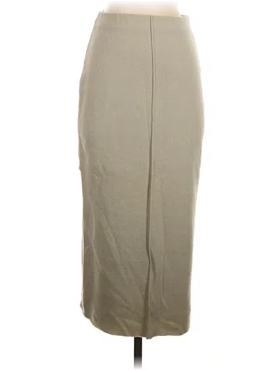 Pre-owned Zara Casual Skirt In Tan