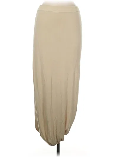 Pre-owned Zara Casual Skirt In Tan