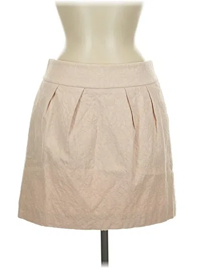 Pre-owned Zara Casual Skirt In Tan
