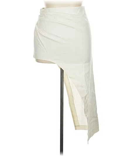 Pre-owned Zara Casual Skirt In White