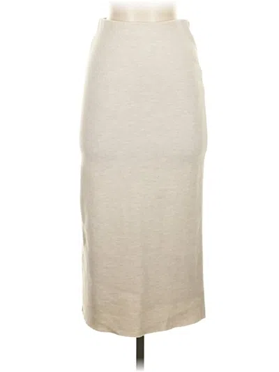 Pre-owned Zara Casual Skirt In White