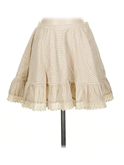 Pre-owned Zara Casual Skirt In White