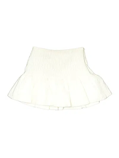 Pre-owned Zara Casual Skirt In White