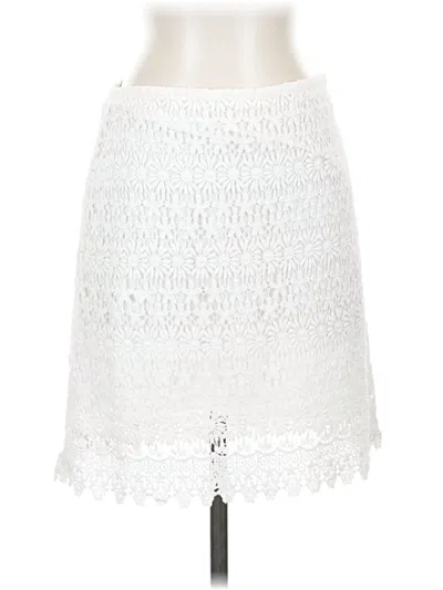 Pre-owned Zara Casual Skirt In White