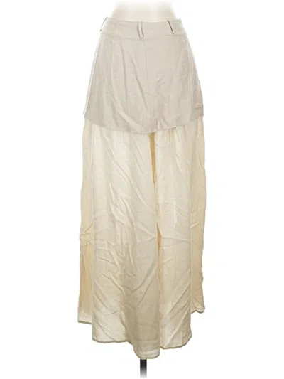 Pre-owned Zara Casual Skirt In White