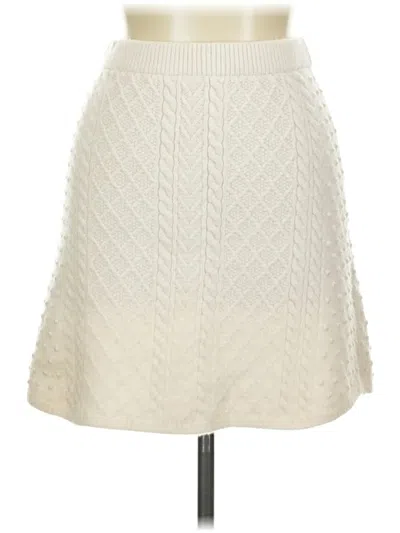 Pre-owned Zara Casual Skirt In White