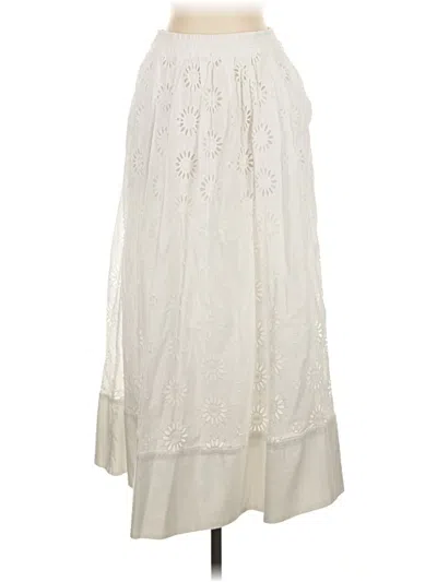 Pre-owned Zara Casual Skirt In White