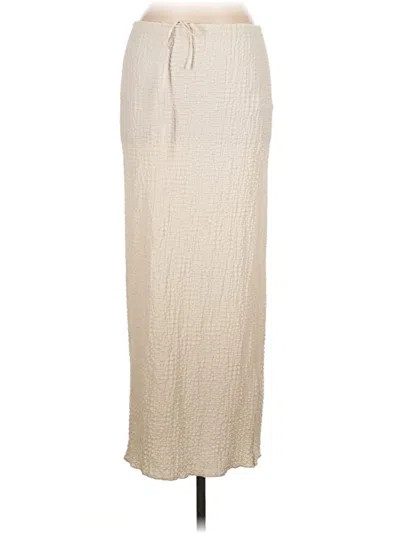 Pre-owned Zara Casual Skirt In White
