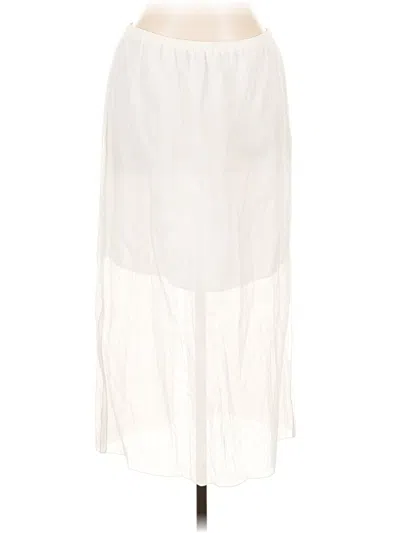 Pre-owned Zara Casual Skirt In White