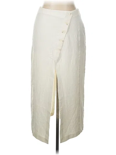 Pre-owned Zara Casual Skirt In White