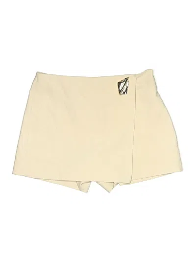 Pre-owned Zara Casual Skirt In White