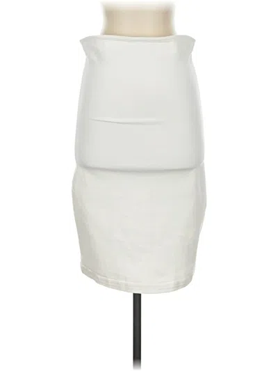 Pre-owned Zara Casual Skirt In White